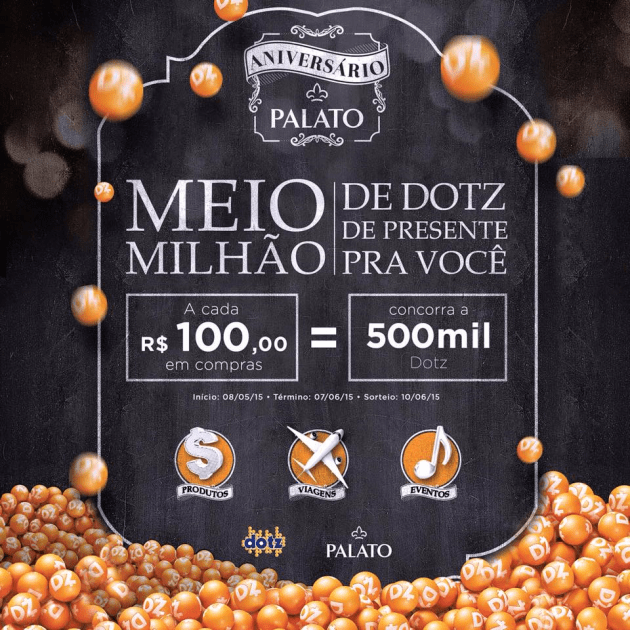 Palato - comemora aniversário