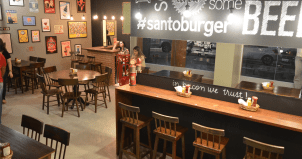 Santo Burger - inauguração