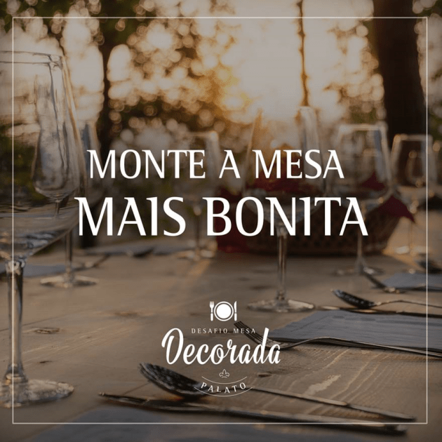 Palato - Desafio Mesa Decorada